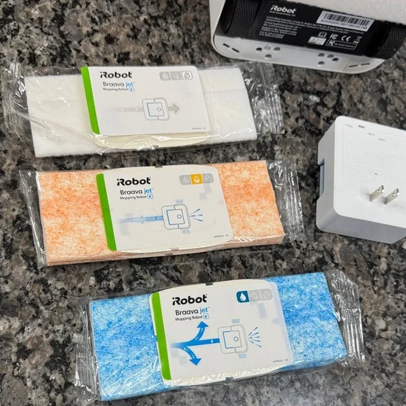 iRobot Braava jet 240 Mopping Robot - White with Blue Accents - Picture 8 of 14